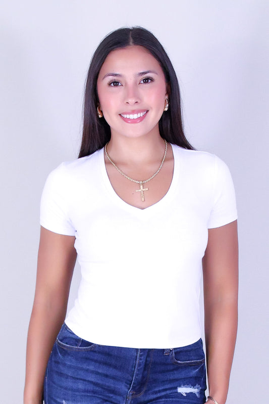 EASY BREEZE CROP TEE