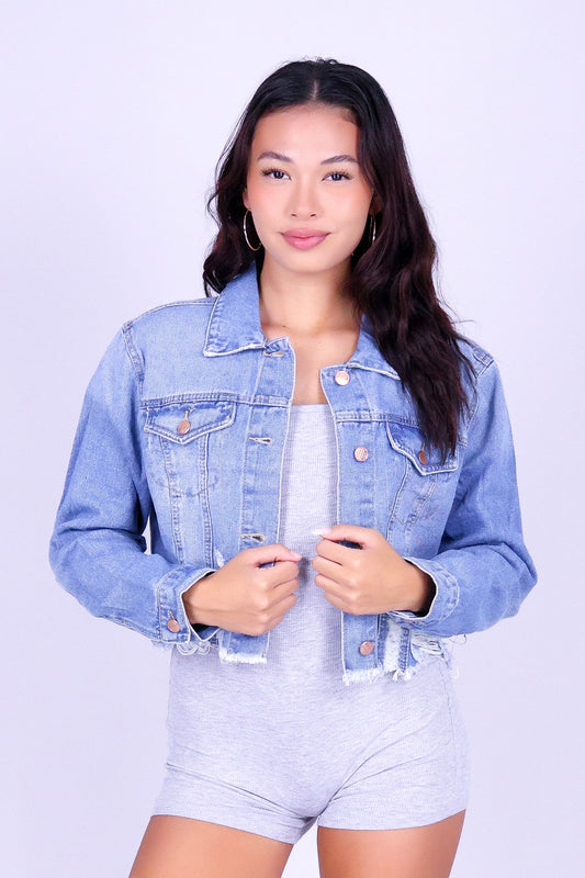 VINTAGE LINE DENIM JACKET