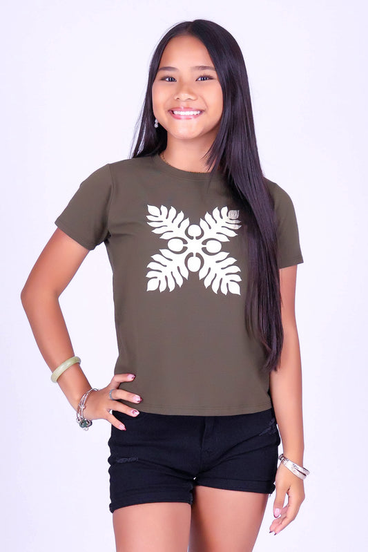 ULU QUILT OVERSIZED TEE | KIDS SIZE 4-14