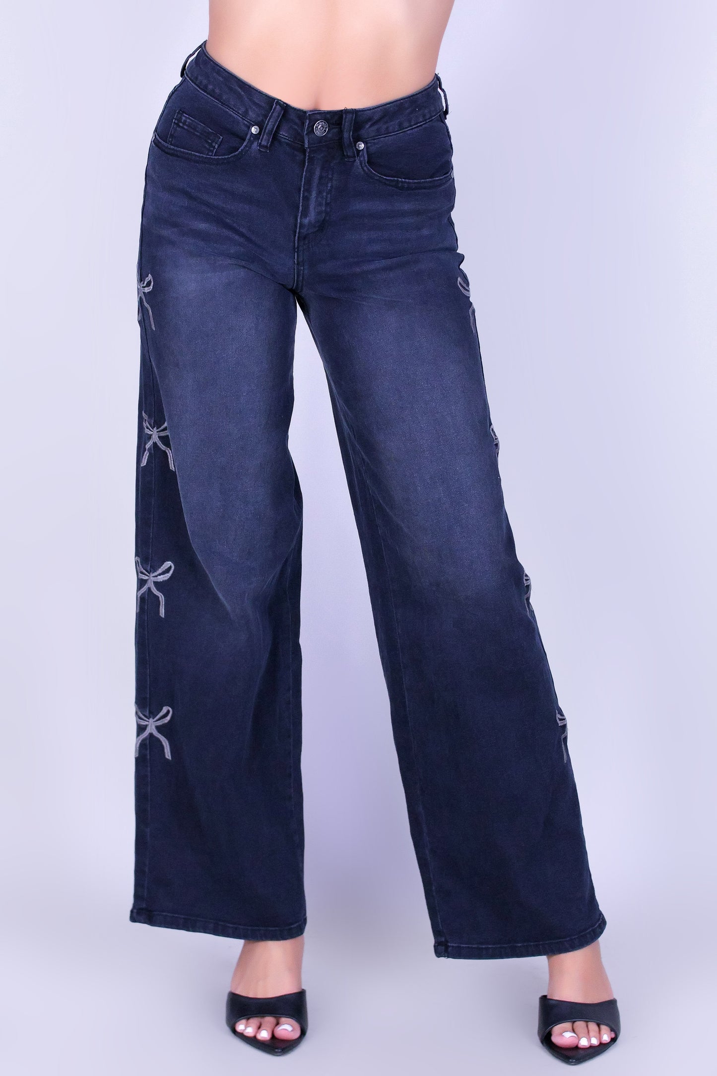 PETAL BOW JEANS