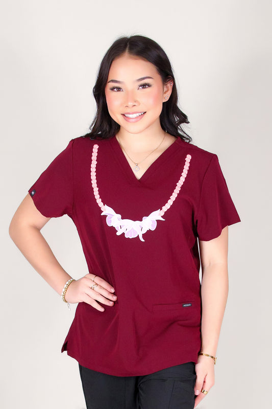 PIKAKE HONOHONO SCRUB TOP