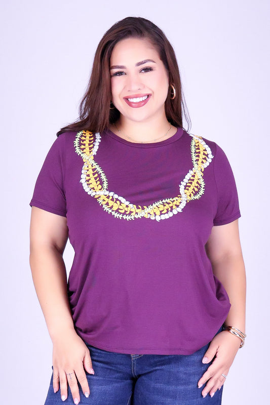 INTERTWINED LEI TEE