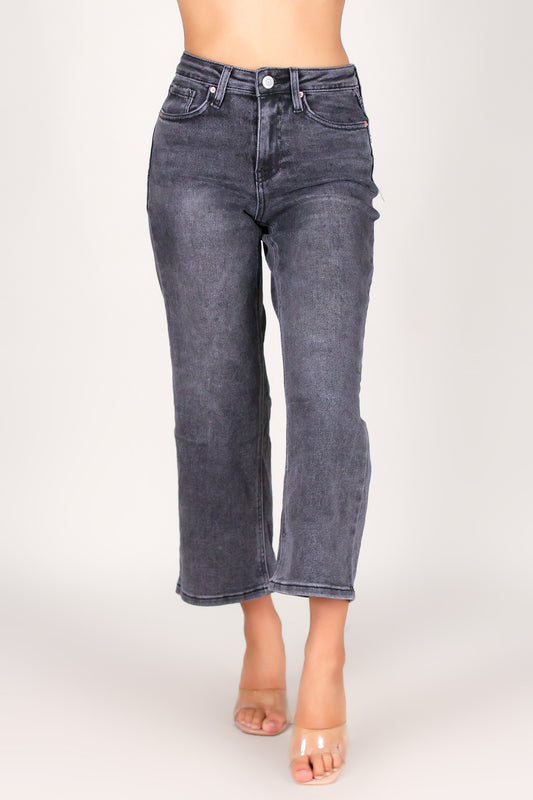 HIGHLINE CROP DENIM CAPRI'S