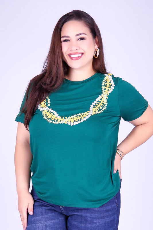 INTERTWINED LEI TEE