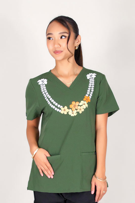 PIKAKE PUAKENIKENI SCRUB TOP