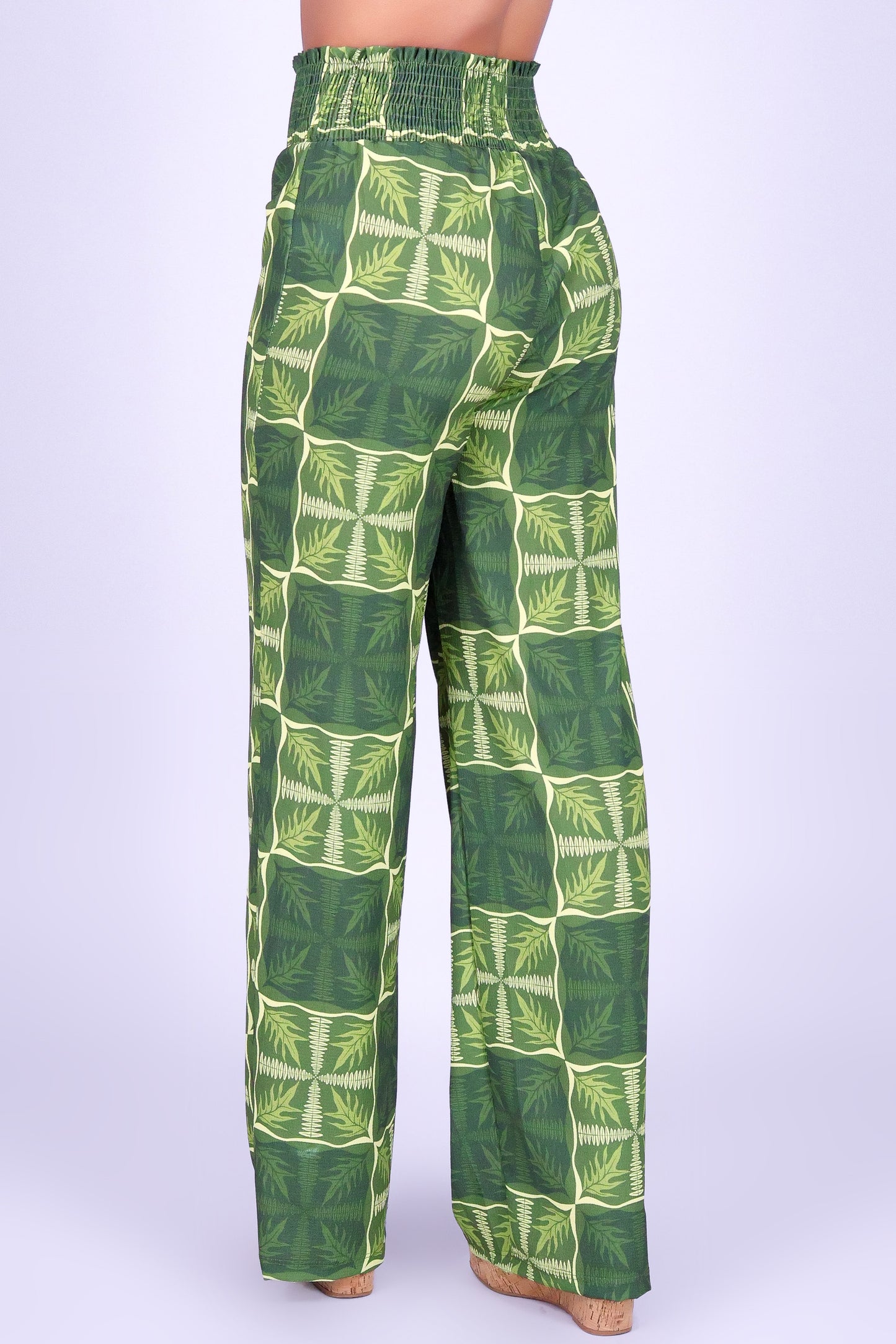 FERN KUIKI SMOCKED WAIST PANTS