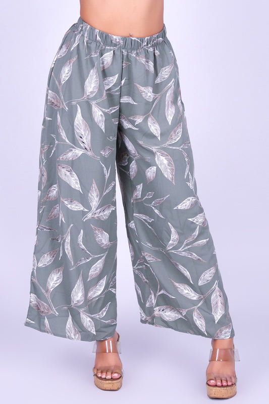 WILDLEAF PALAZZO PANTS