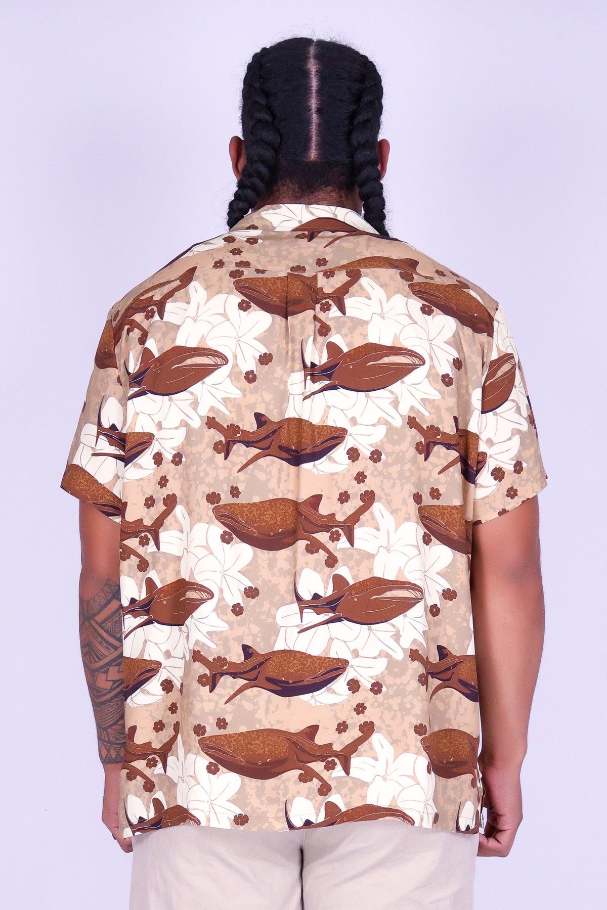BLOOMS BY THE SEA COLLARED SHIRT | MEN'S S-3XL