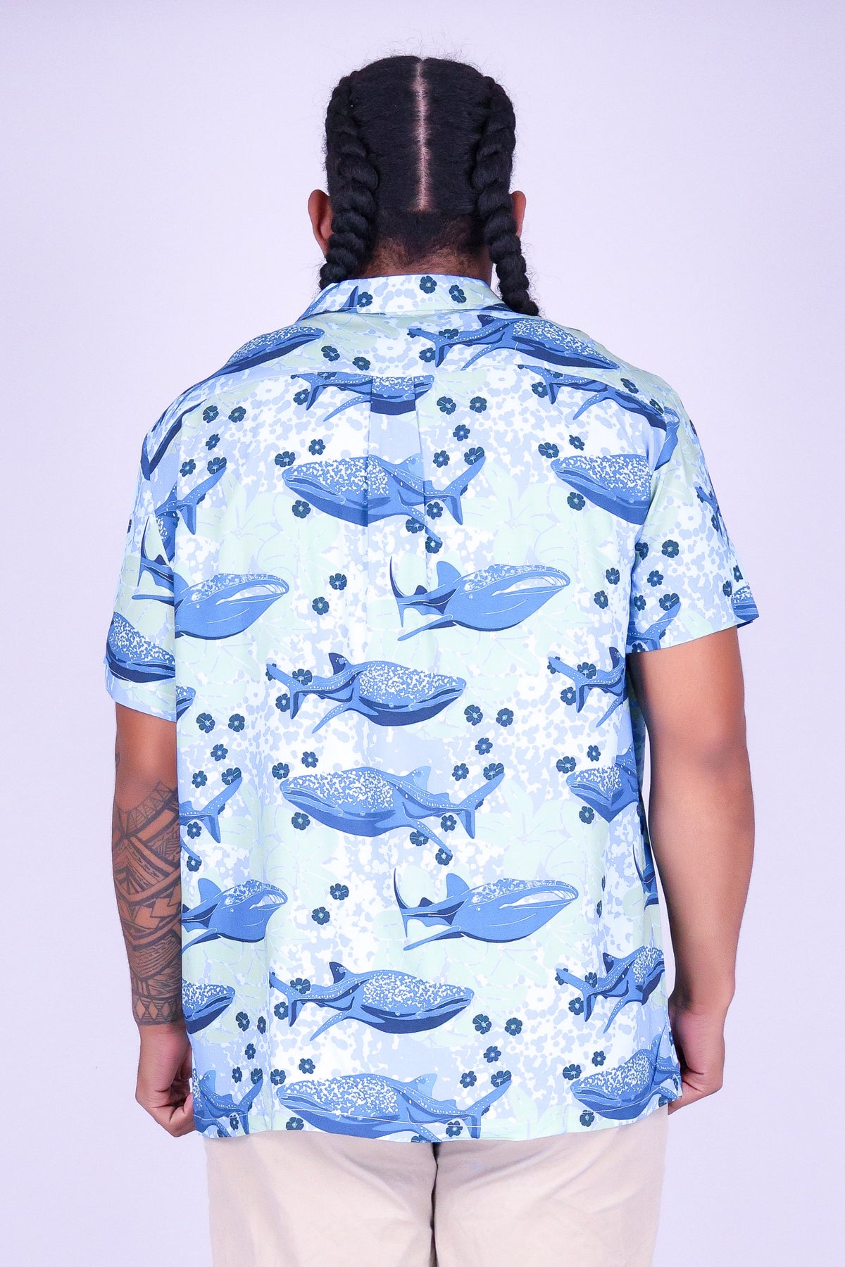 BLOOMS BY THE SEA COLLARED SHIRT | MEN'S S-3XL
