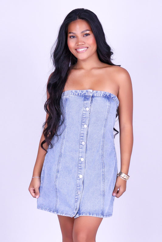 CANYON BLUE TUBE DRES