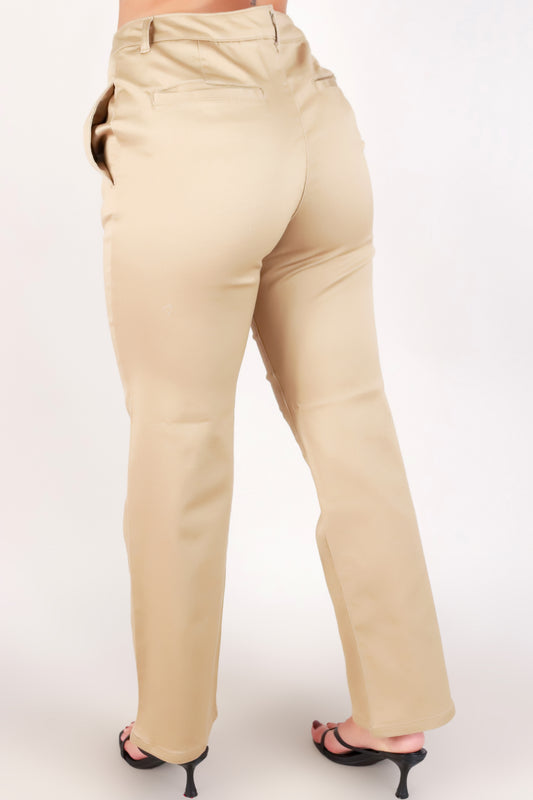 Jeans Warehouse Hawaii - SOLID WOVEN PANTS - COUNT ON ME PANTS | By ACTIVE USA