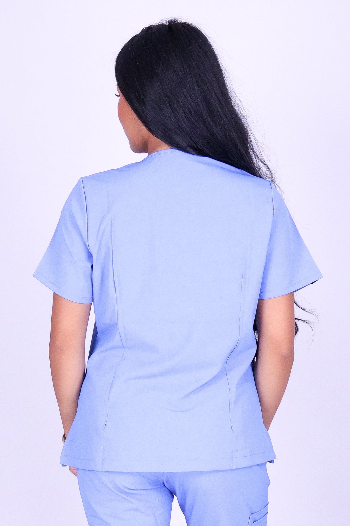 BE PATIENT WITH ME SCRUB TOP