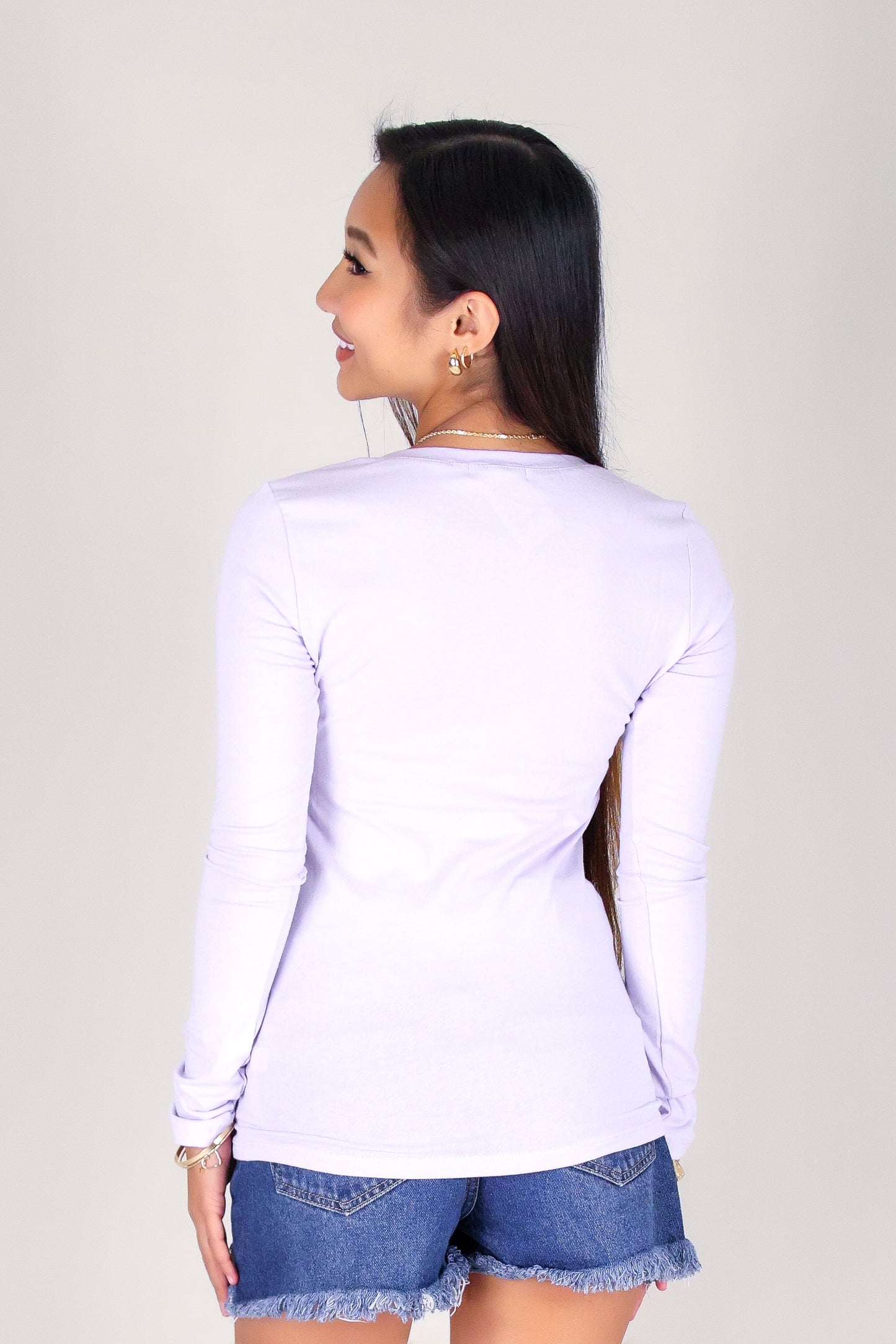 HOLD THAT THOUGHT LONG SLEEVE TOP