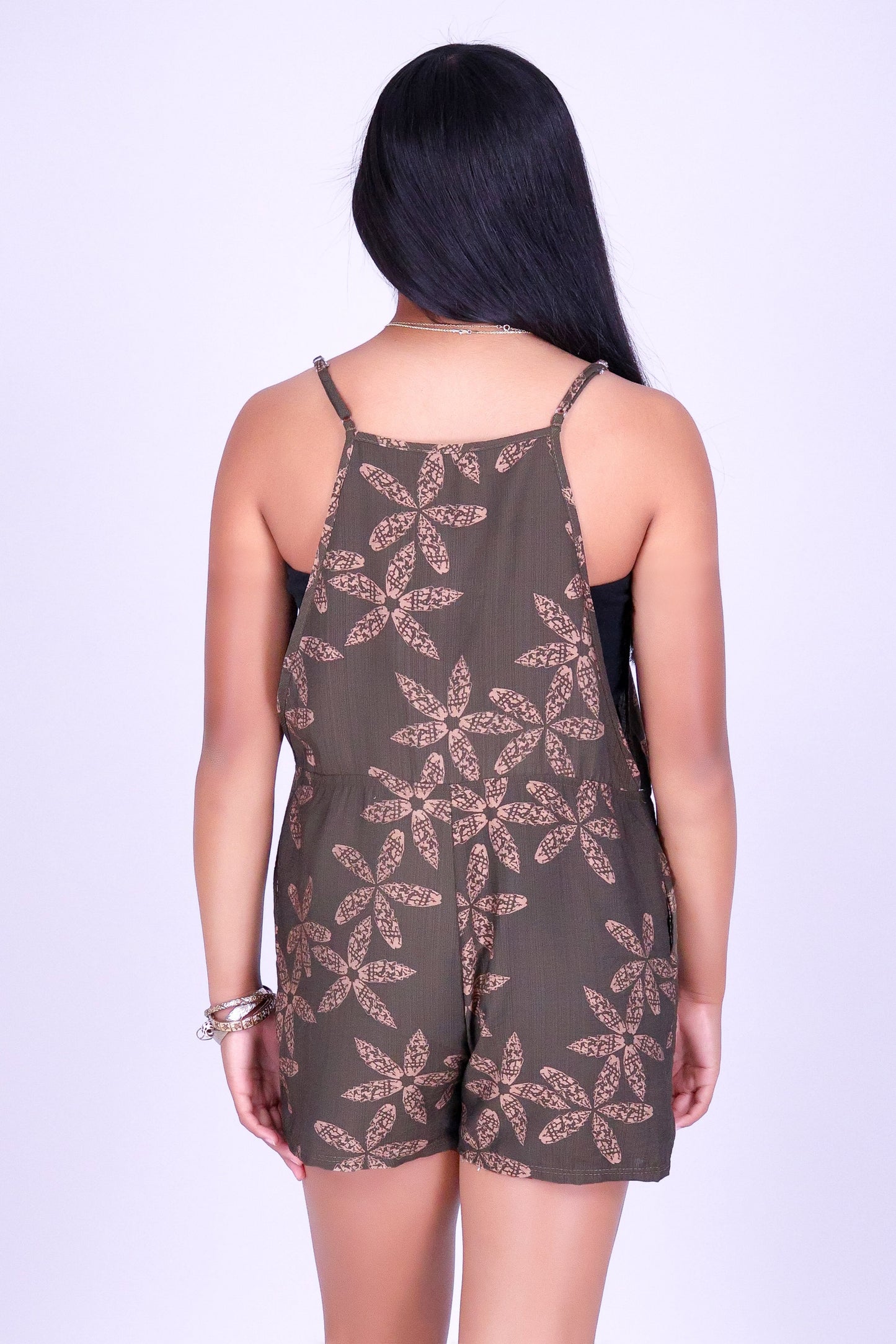 MITER PUA SHELL SHORTALL ROMPER | KIDS SIZE 2-16