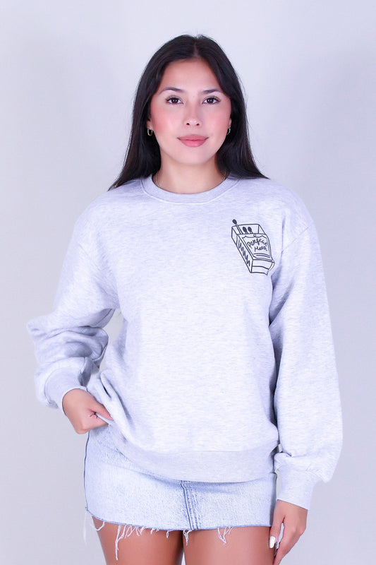 OVERSIZED CREWNECK TOP