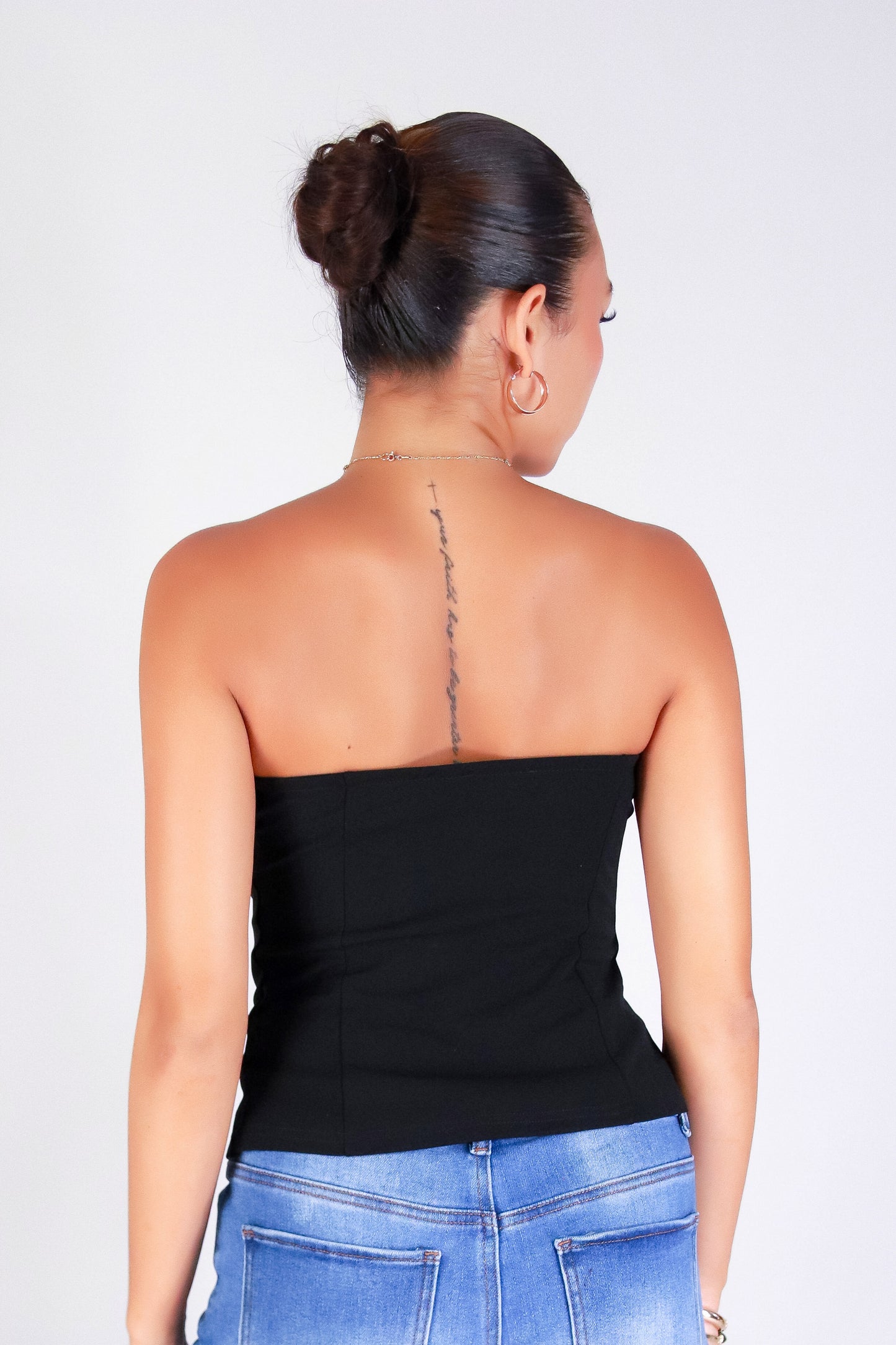 KISS ME IN BOWS TUBE TOP