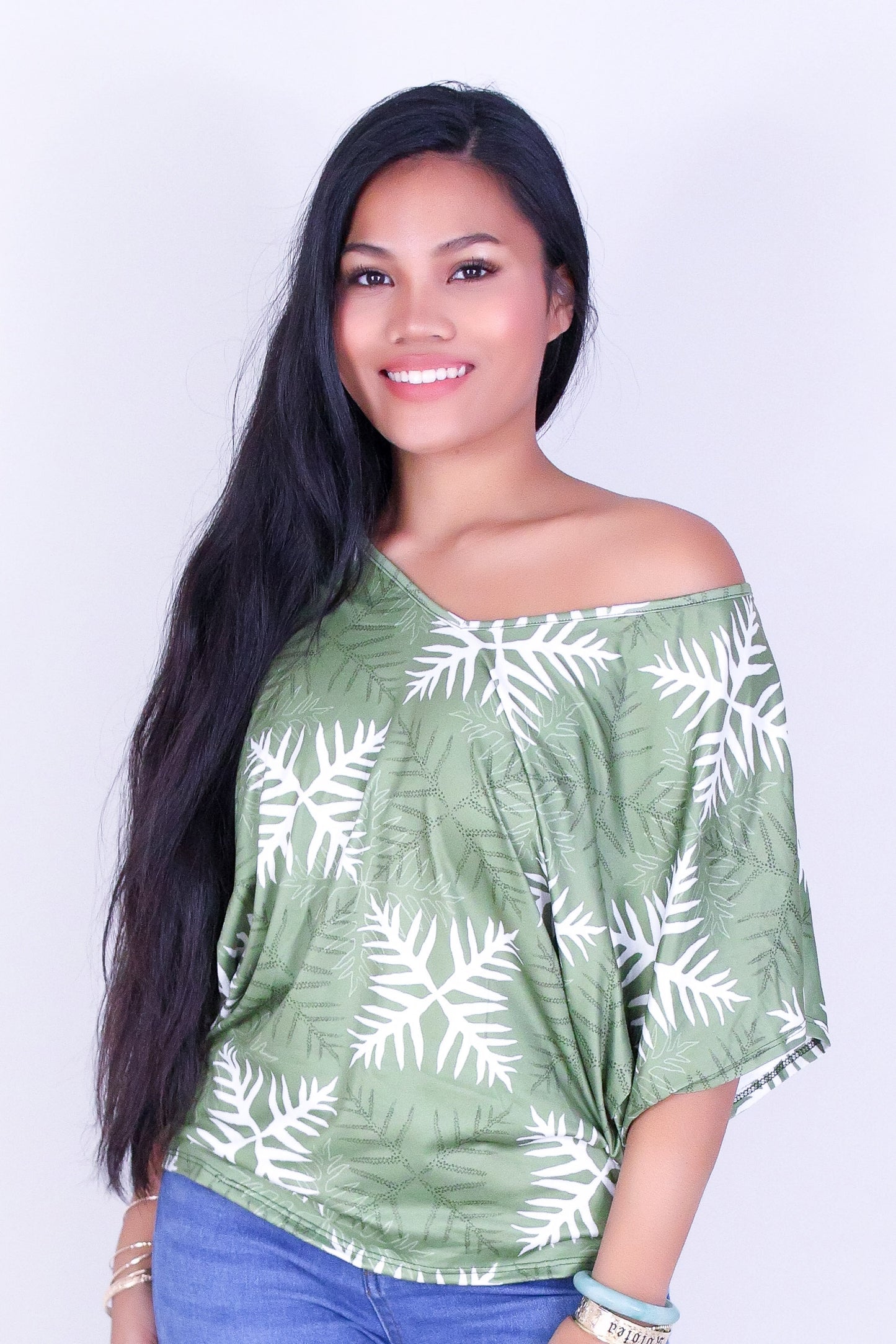 LAUAE QUILT DOLMAN TOP