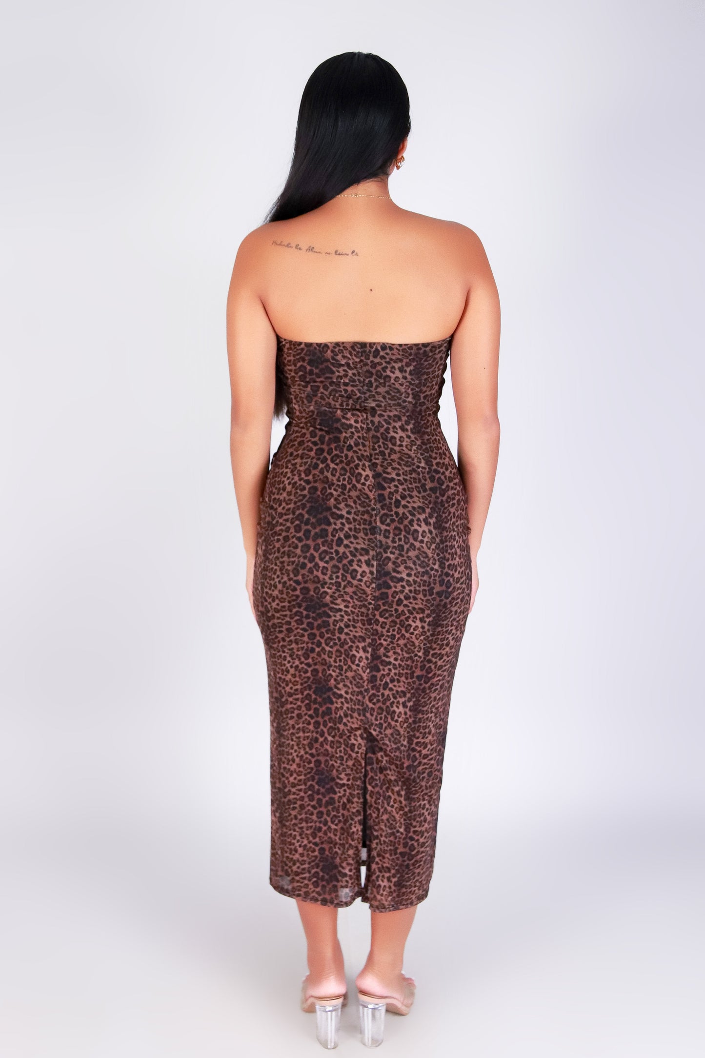 BARELY TAMED MIDI TUBE DRESS