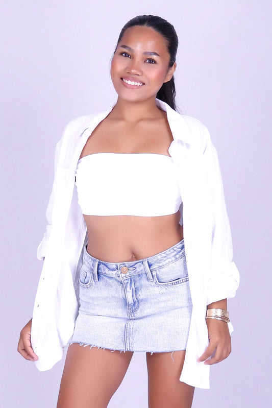 NEXT MOVES BUTTON-DOWN TOP