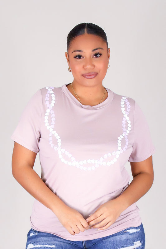 CROWN FLOWER TWIST LEI TEE