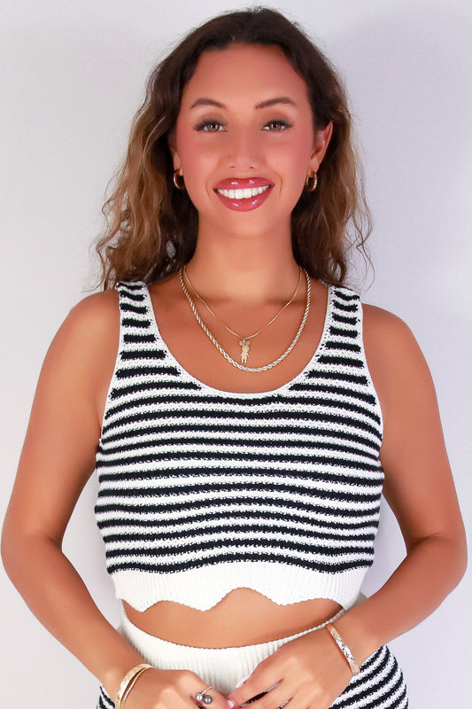 Jeans Warehouse Hawaii - MATCHING SEPARATES - SUNBEAM STRIPES TOP | By HYFVE