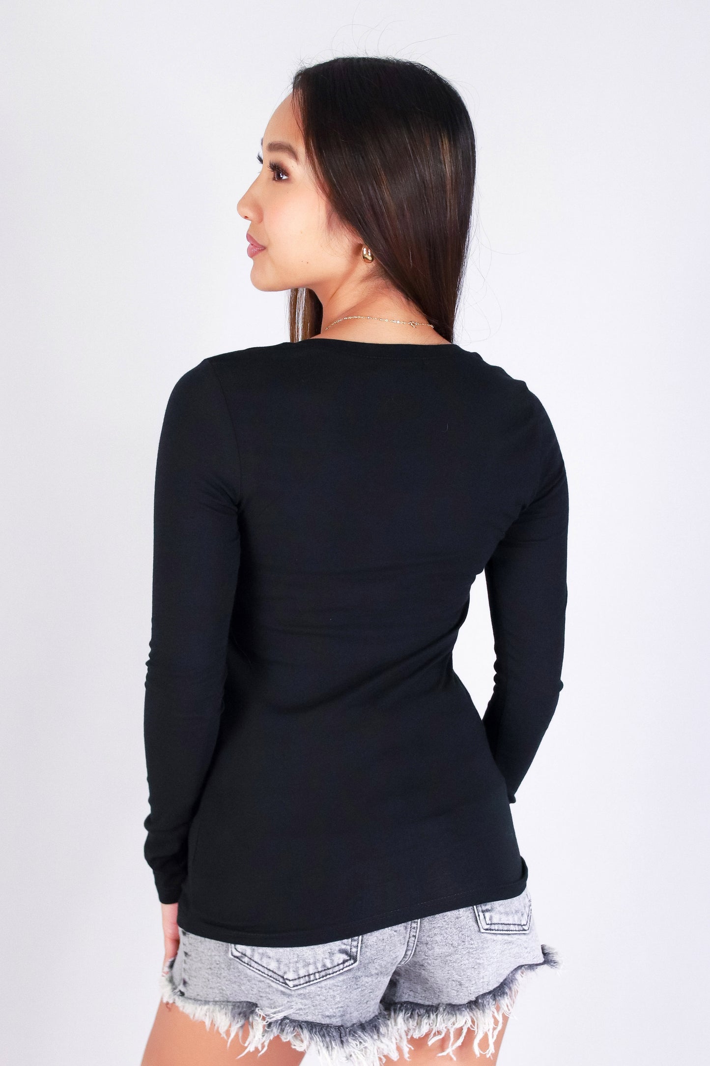 HOLD THAT THOUGHT LONG SLEEVE TOP