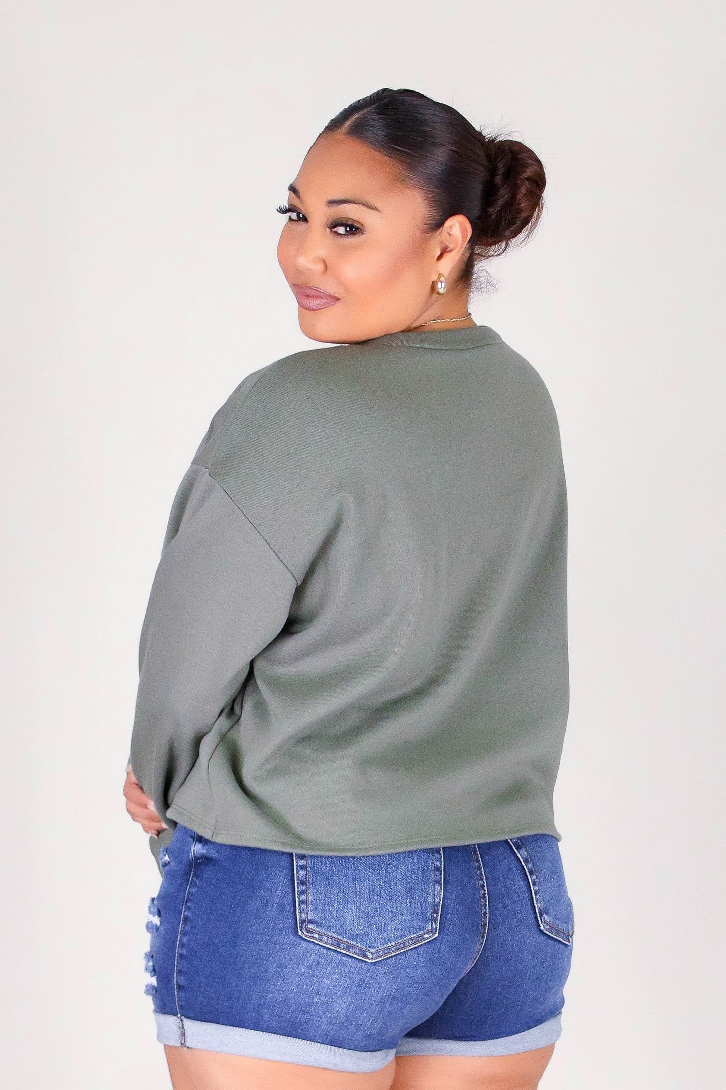 LAYERED PUAKENIKENI ALOHA SWEATER