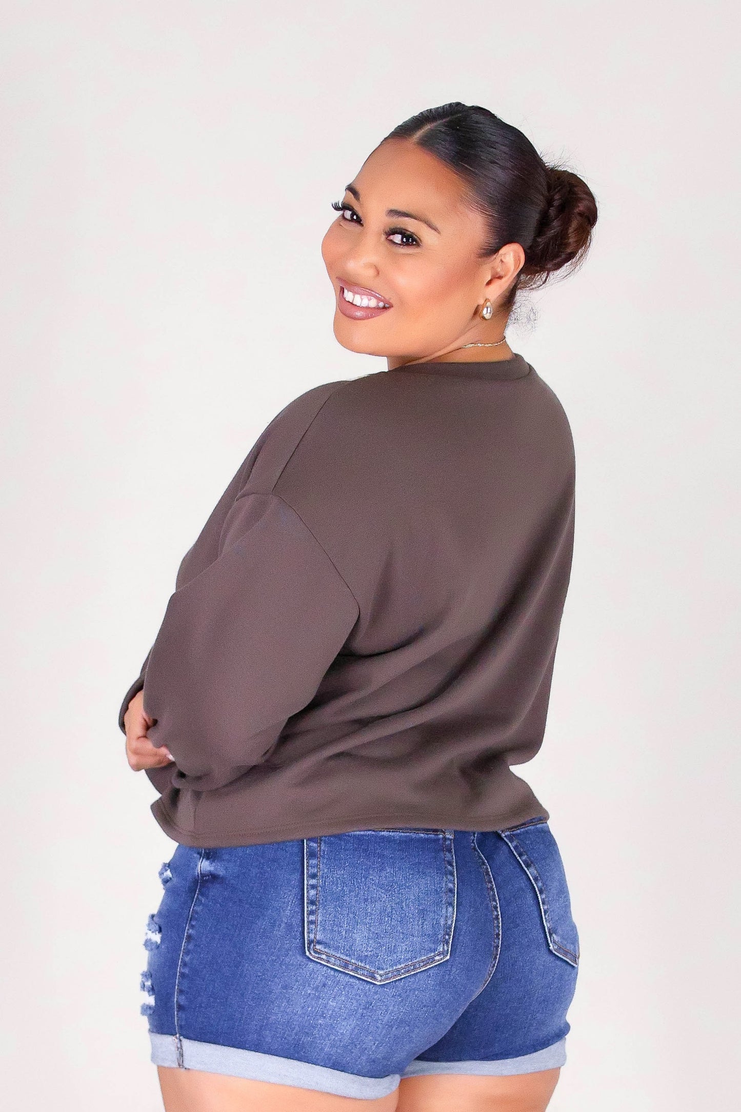 LAYERED PUAKENIKENI ALOHA SWEATER