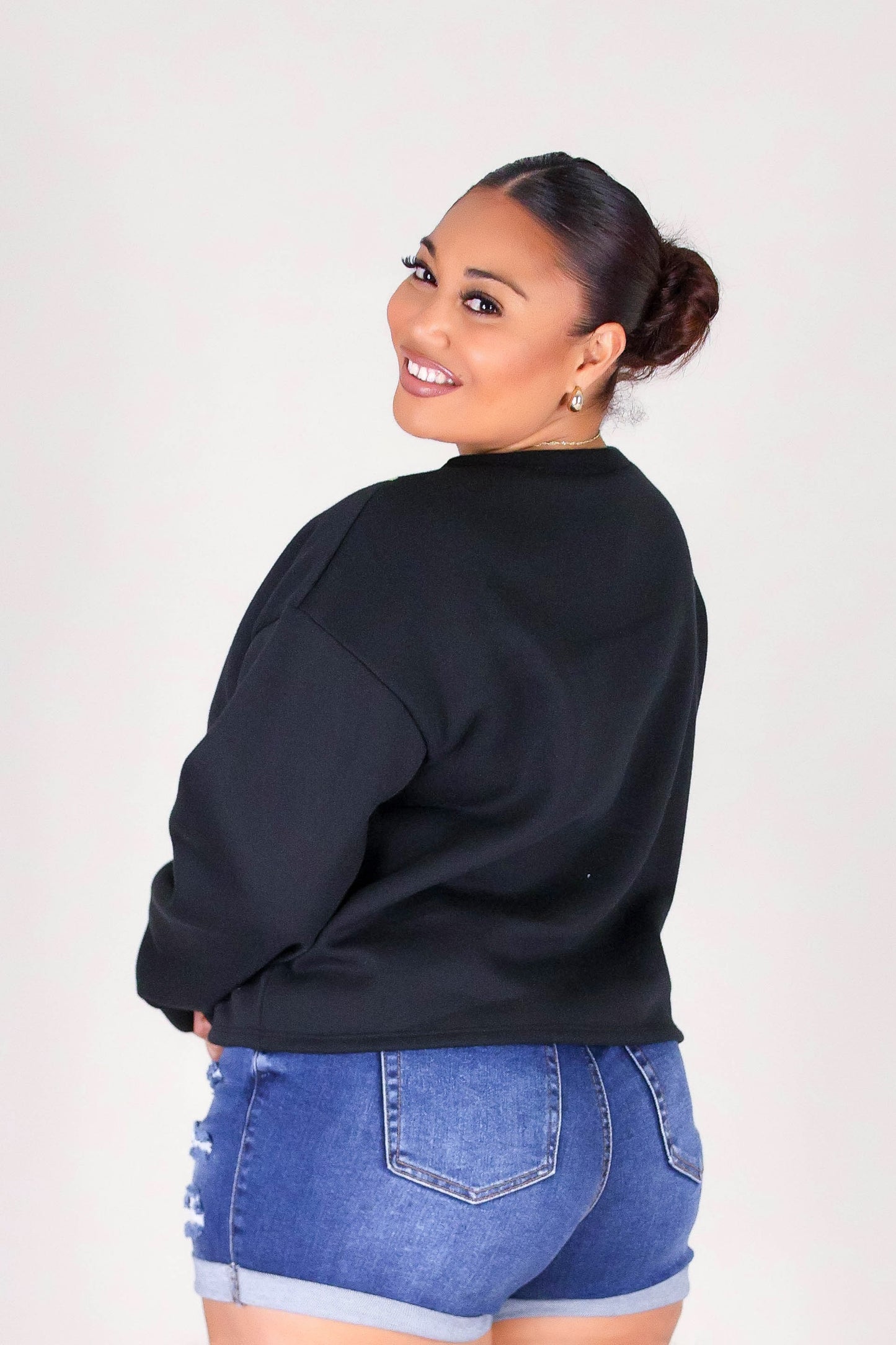 OPEN PUAKENIKENI PIKAKE LEI SWEATER