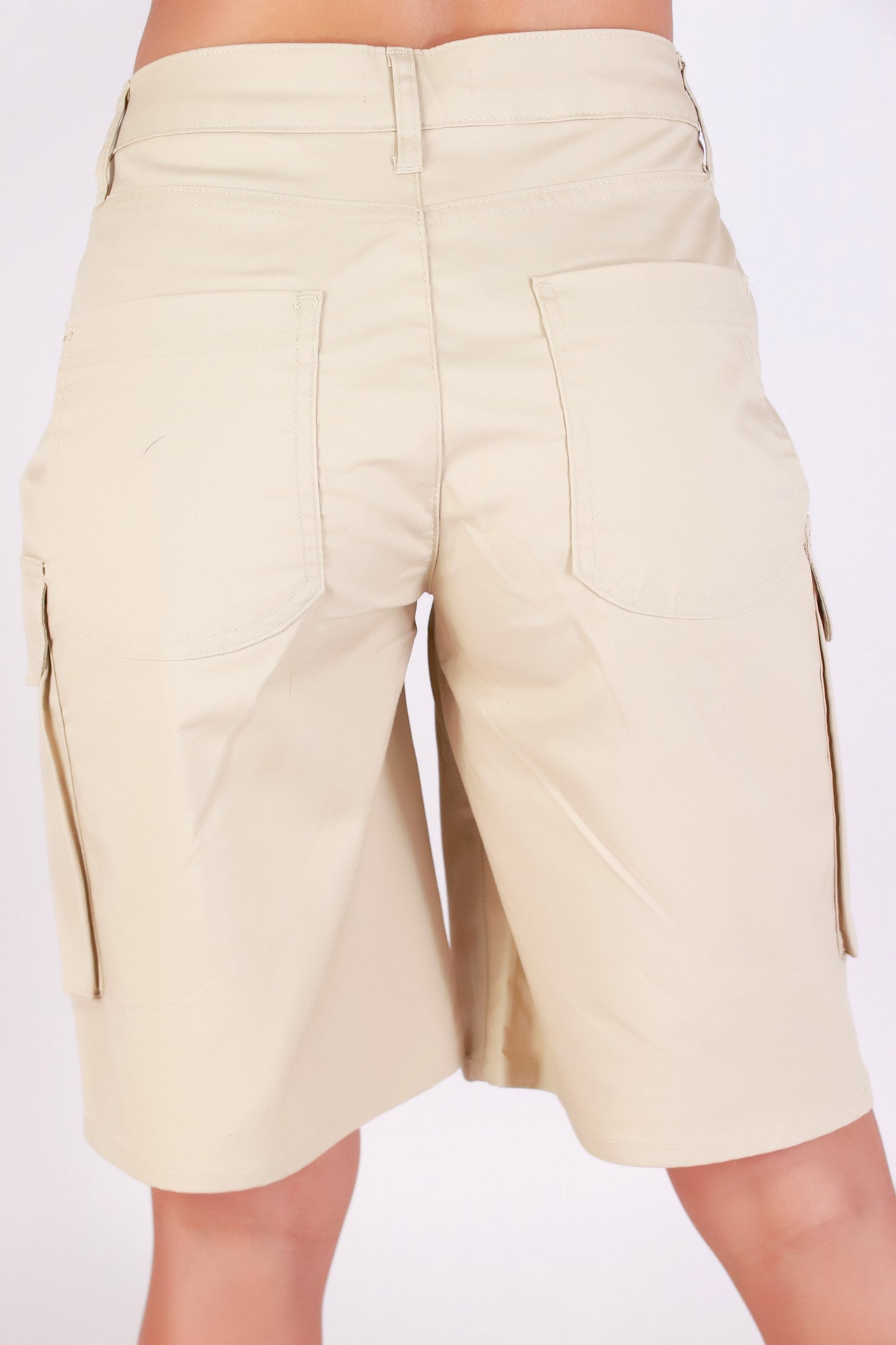 Jeans Warehouse Hawaii - SOLID WOVEN SHORTS - CARGO CUTIE JORTS | By ACTIVE USA