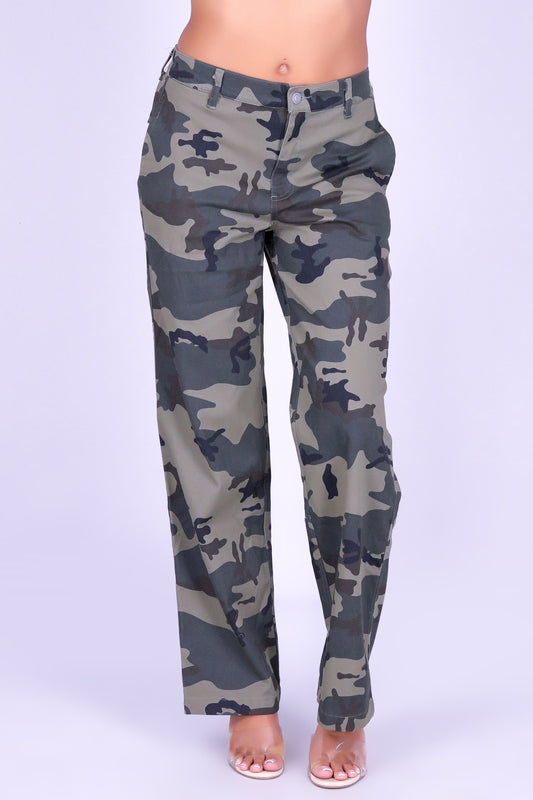 LEAVE NO TRACE CAMO PANTS
