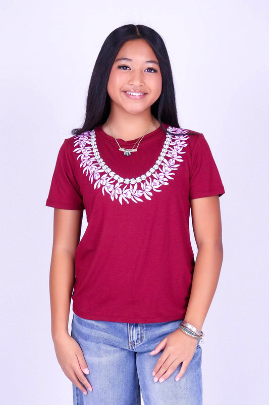 PIKAKE HONOHONOLEI TEE | KIDS SIZE 8-16