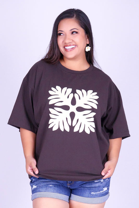 LAUAE QUILT OVERSIZED TEE