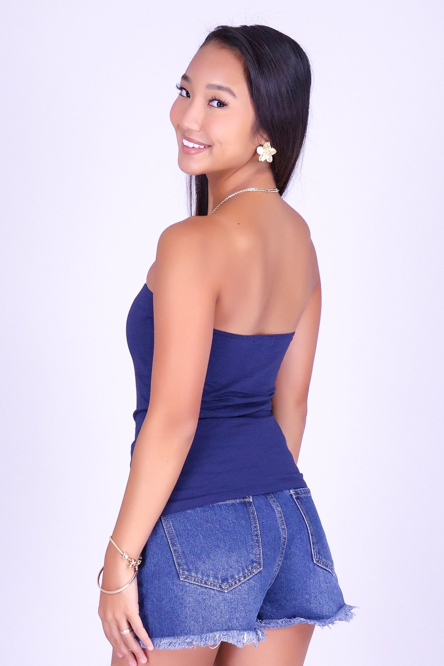 NEVER SETTLE TUBE TOP