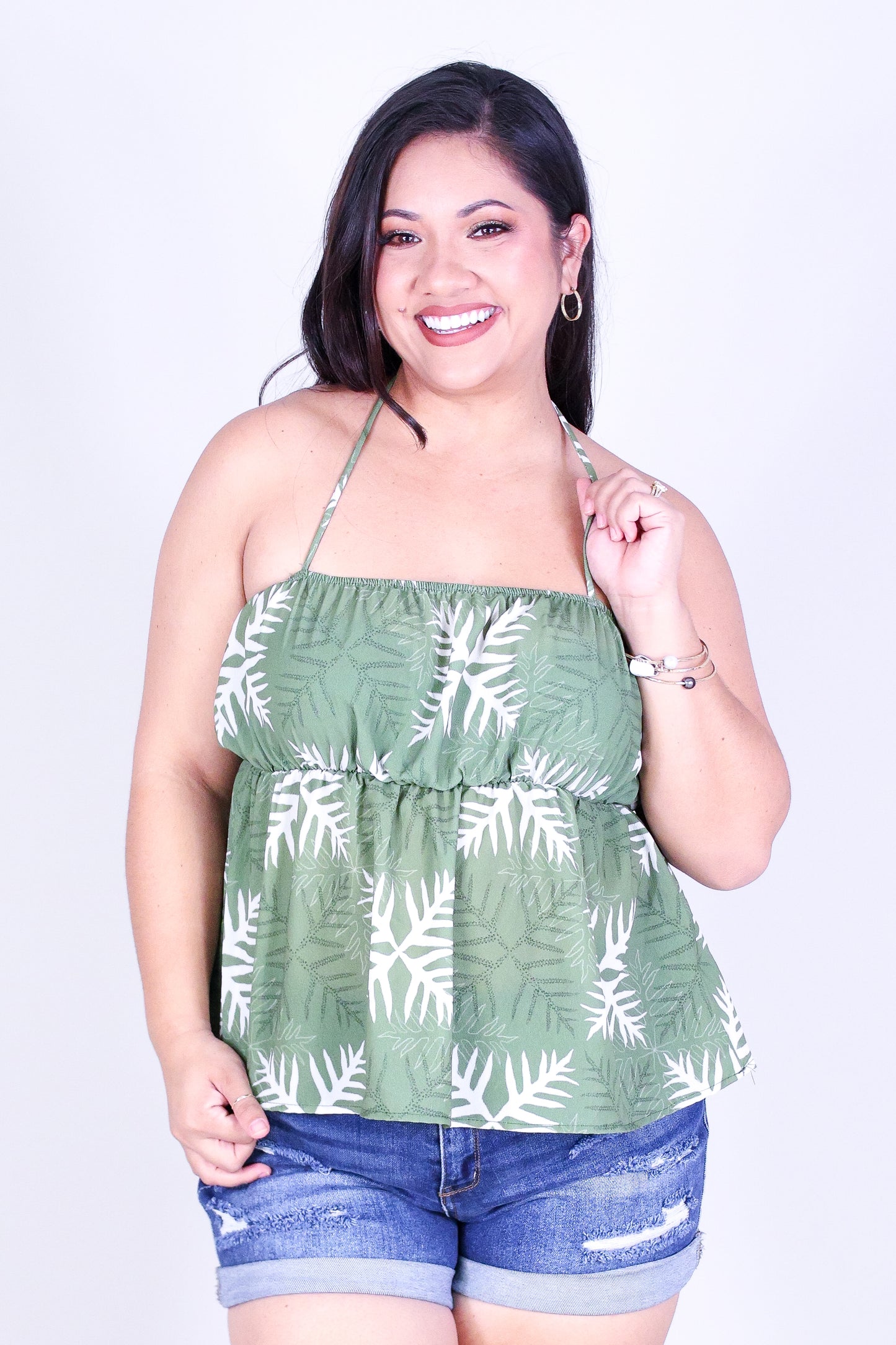 LAUAE QUILT HALTER TOP