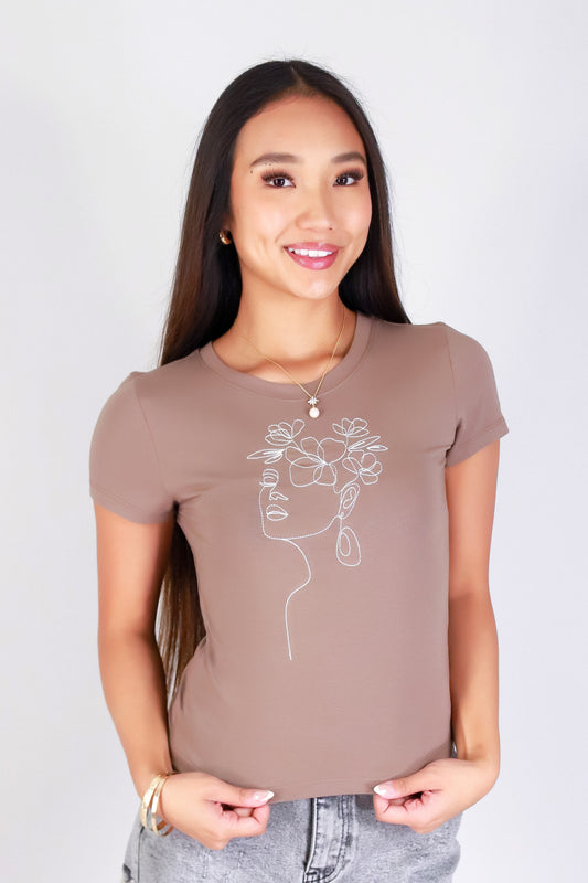 LOVELY IN BLOOM TEE