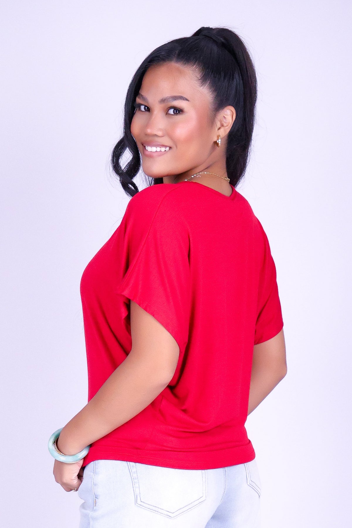 PRETTY OFTEN DOLMAN TOP