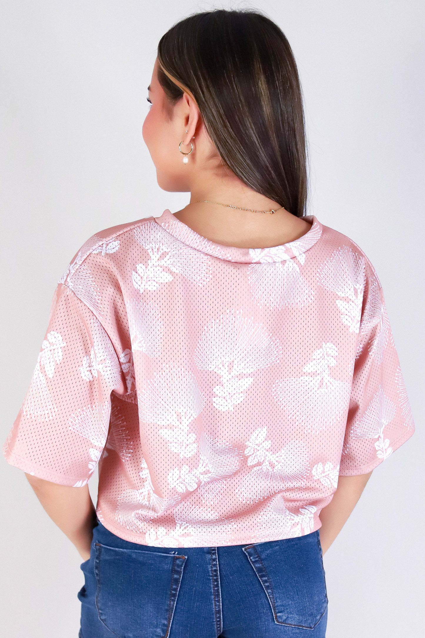 Jeans Warehouse Hawaii - S/S PRINT WOVEN CASUAL TOPS - OHIA LEHUA HAWAII JERSEY | By YELLOW CABBAGE