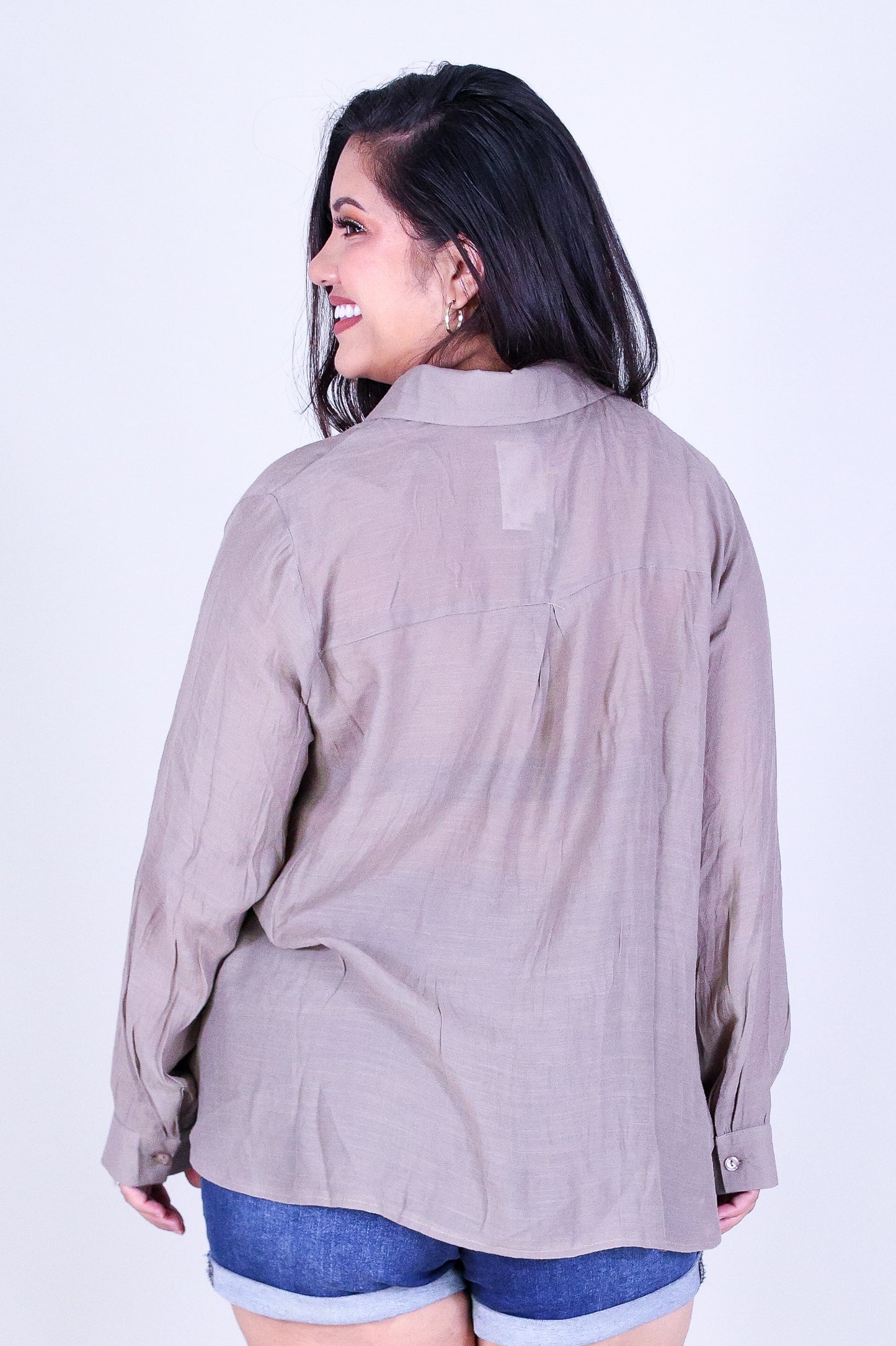 COME FOR IT BUTTON DOWN TOP