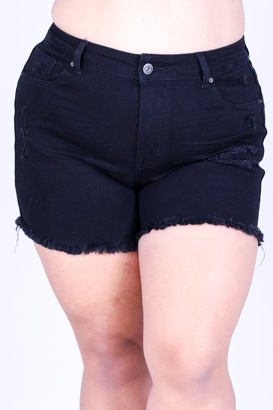 GAME CHANGER DENIM SHORTS