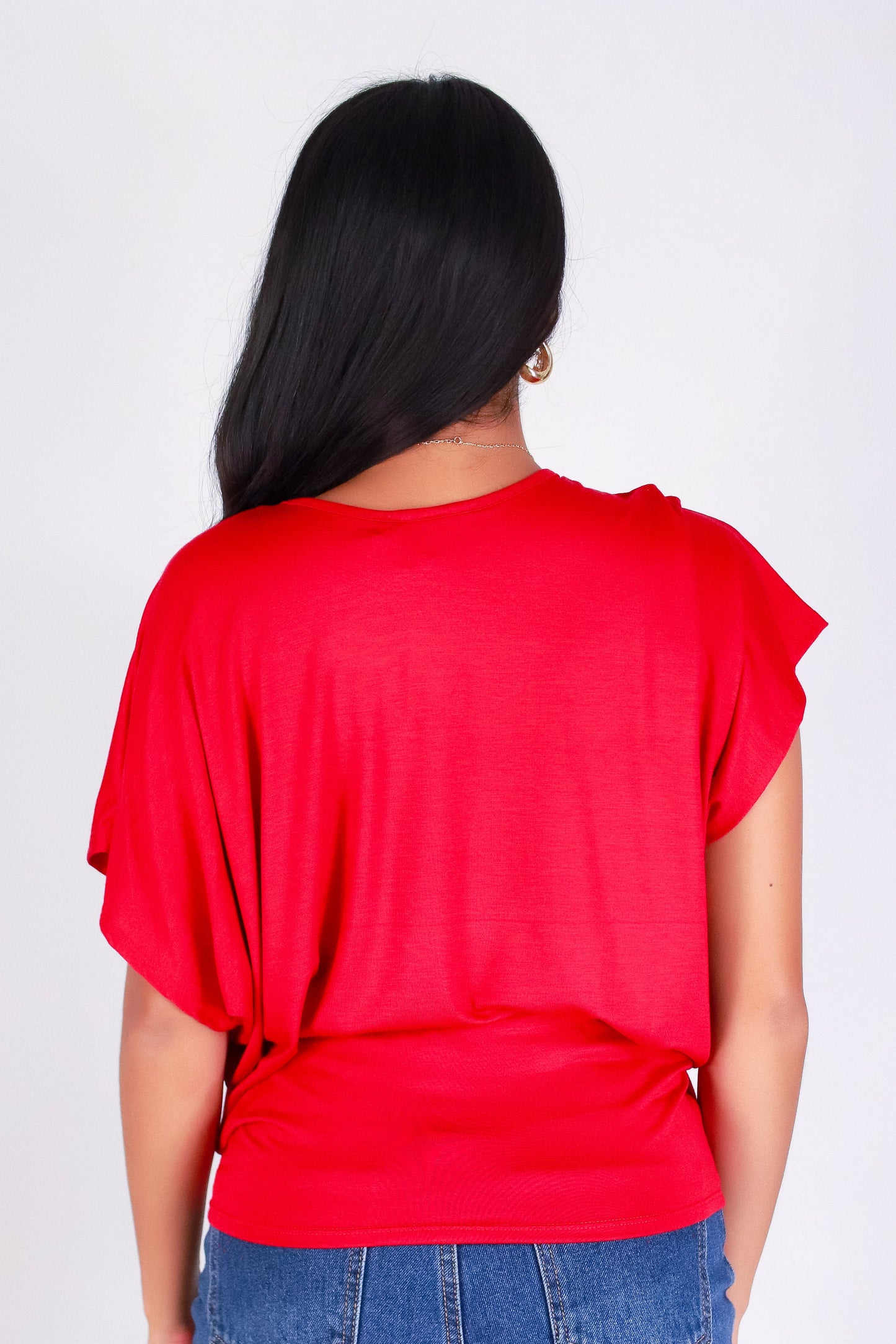 JUST IN CASE DOLMAN TOP