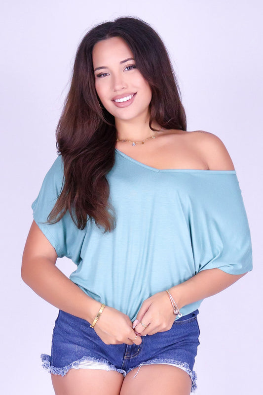 THE OTHER ONE DOLMAN TOP