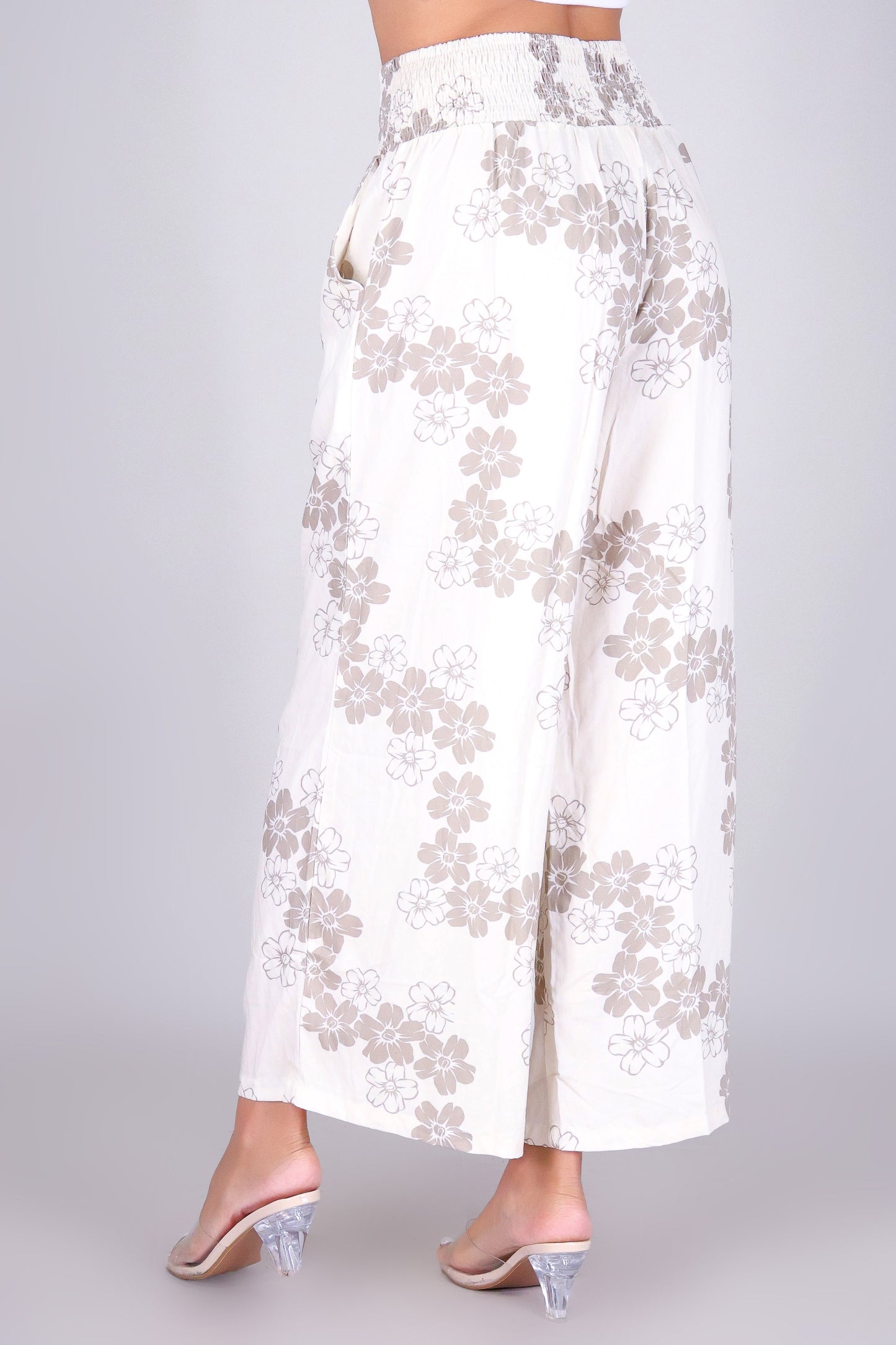 PUAKENIKENI PARADISE SMOCKED WAIST PANTS