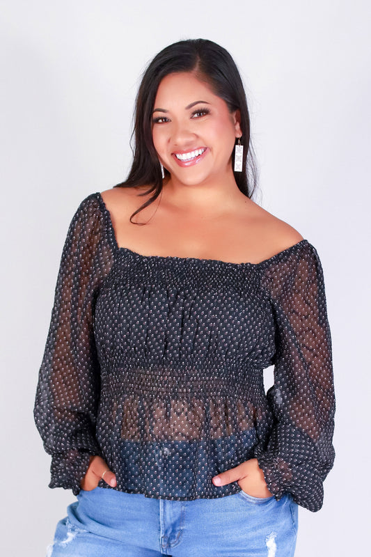 MEADOW MIST BABYDOLL TOP