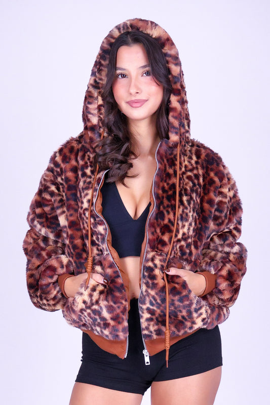 BORN THIS WAY FAUX FUR JACKET