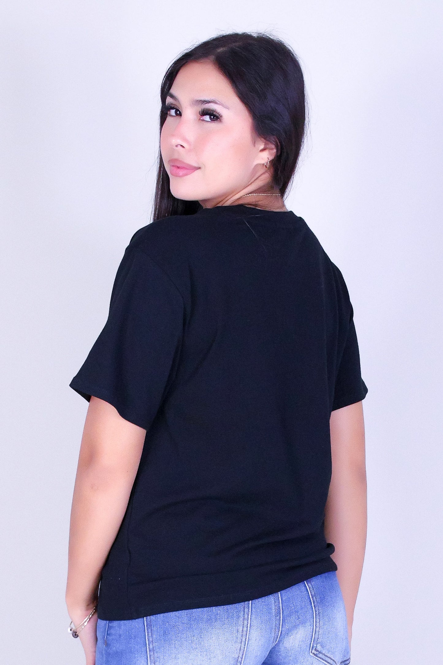 ALOHA HIBISCUS VARSITY TEE