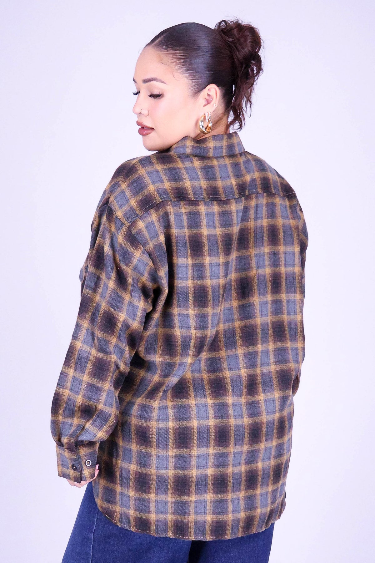 IF YOU REMEMBER PLAID TOP