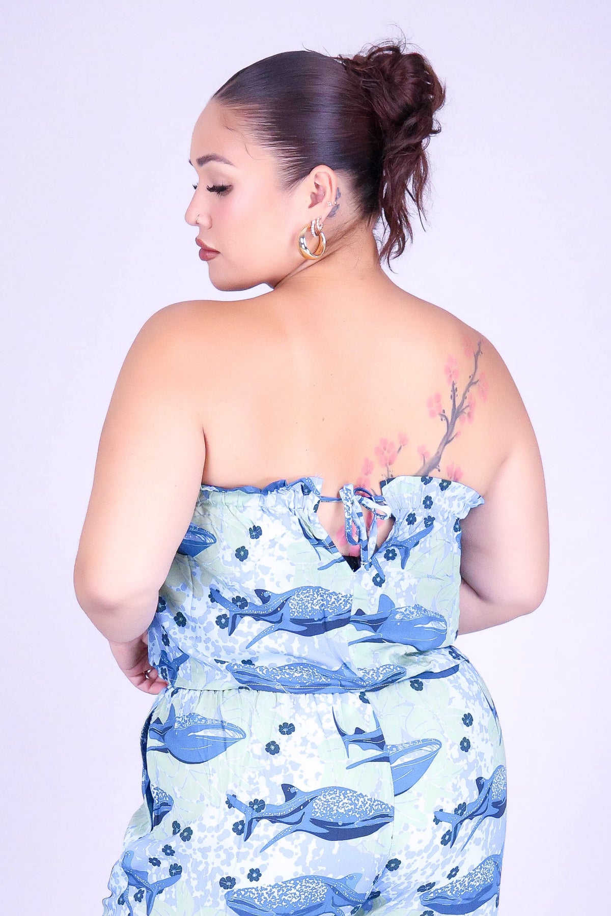 BLOOMS BY THE SEA TUBE TOP