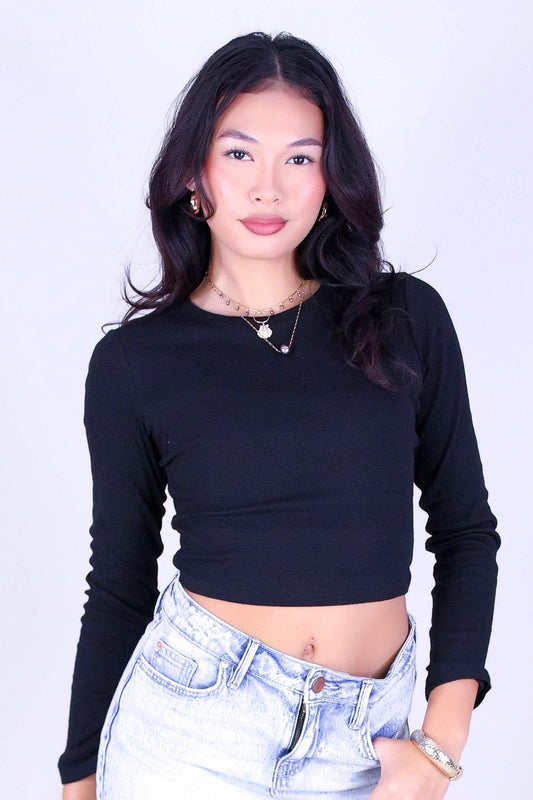 EVERYDAY RIB LONG SLEEVE TOP