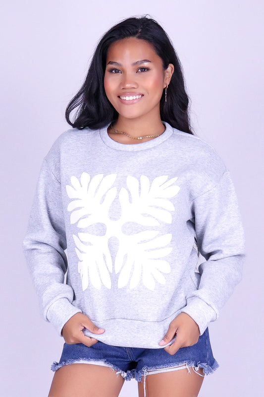 LAUAE QUILT OVERSIZED SWEATER